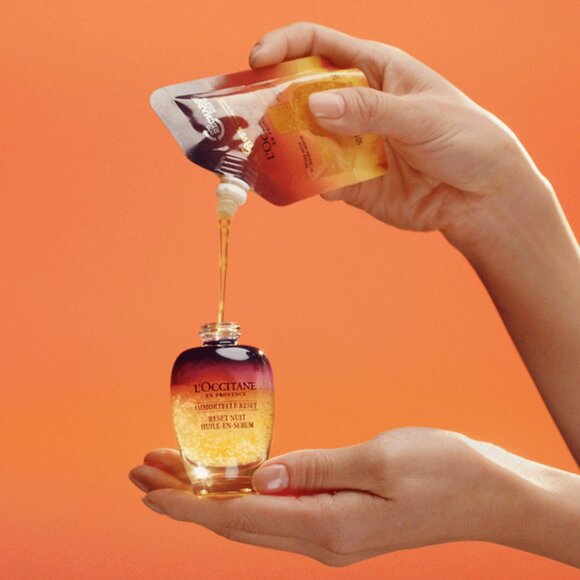 L'Occitane Immortelle Overnight Reset Oil In Serum Refill 1.6oz / 50ML *NEW* - Picture 5 of 8
